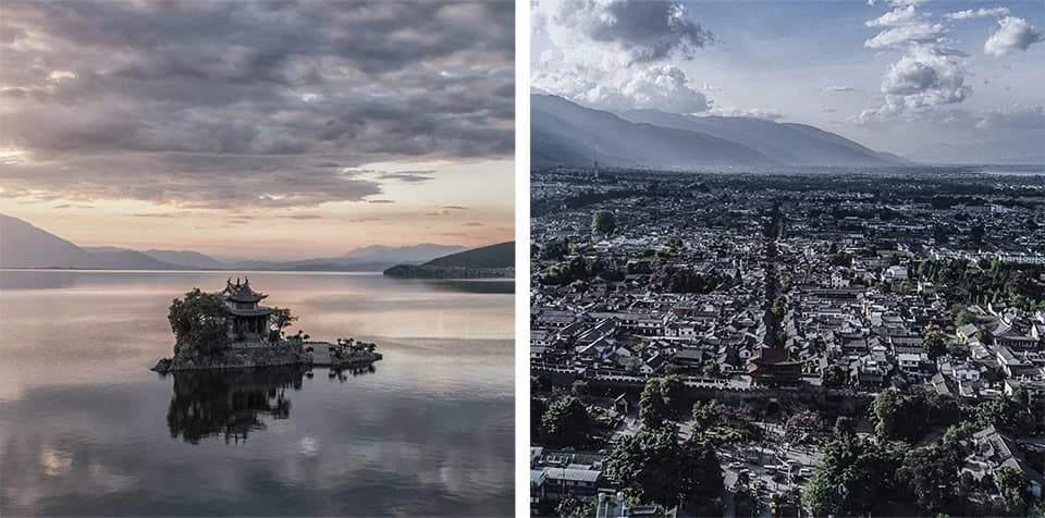 Экологическая станция у озера Эрхай