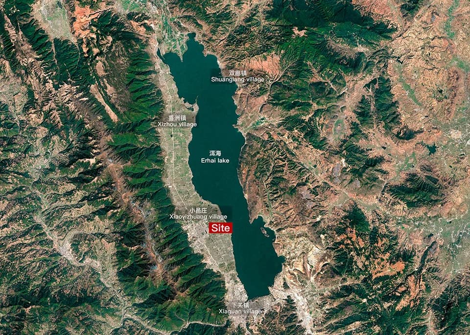 Экологическая станция у озера Эрхай