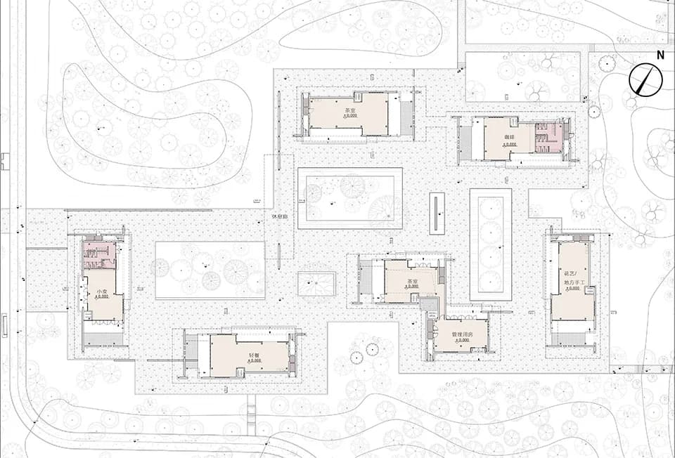 Парк "Уютный уголок на озере Чжан"