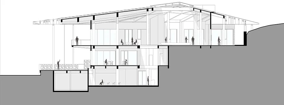 Парк памяти Андерс с облачным зеркалом