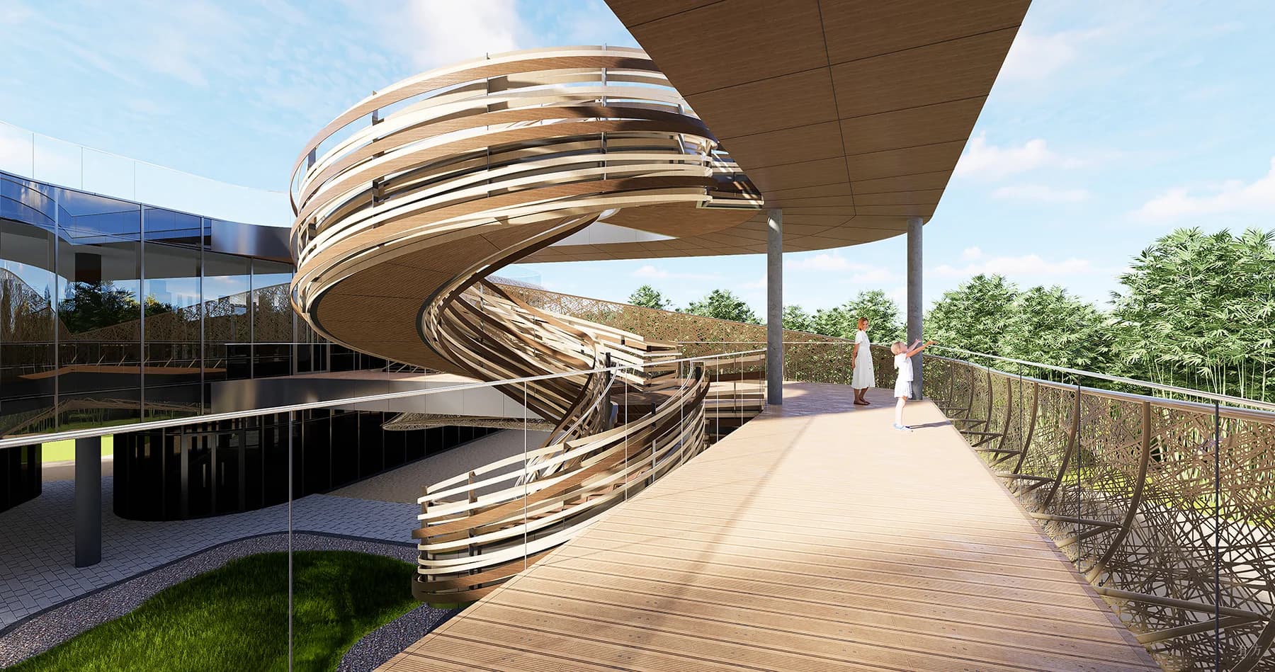 Центр посетителей у озера Байхэ