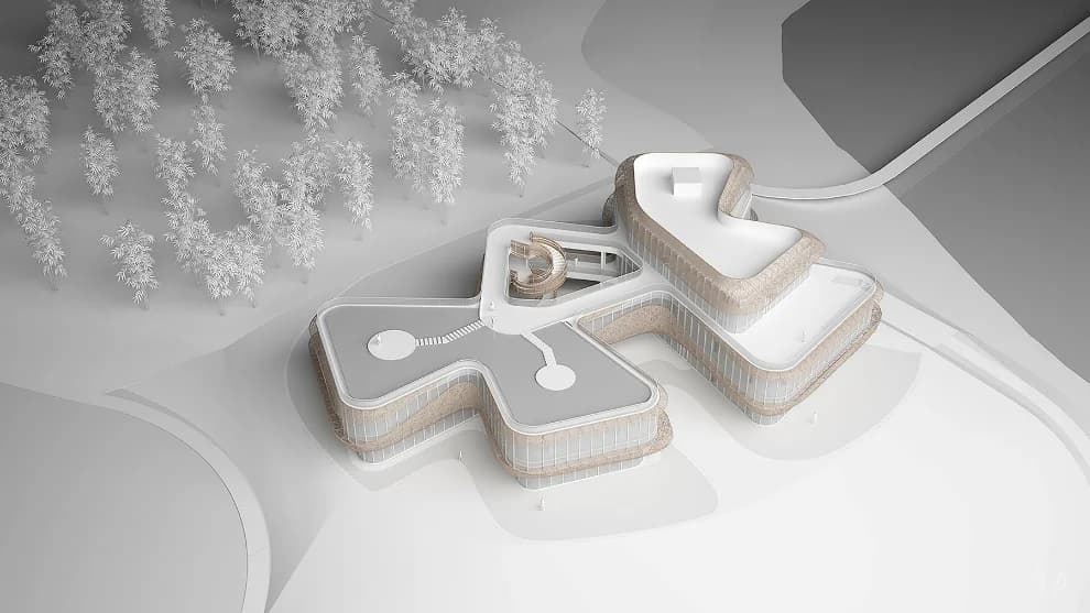 Центр посетителей у озера Байхэ