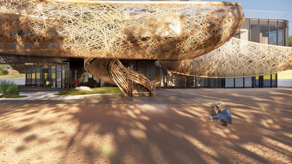 Центр посетителей у озера Байхэ