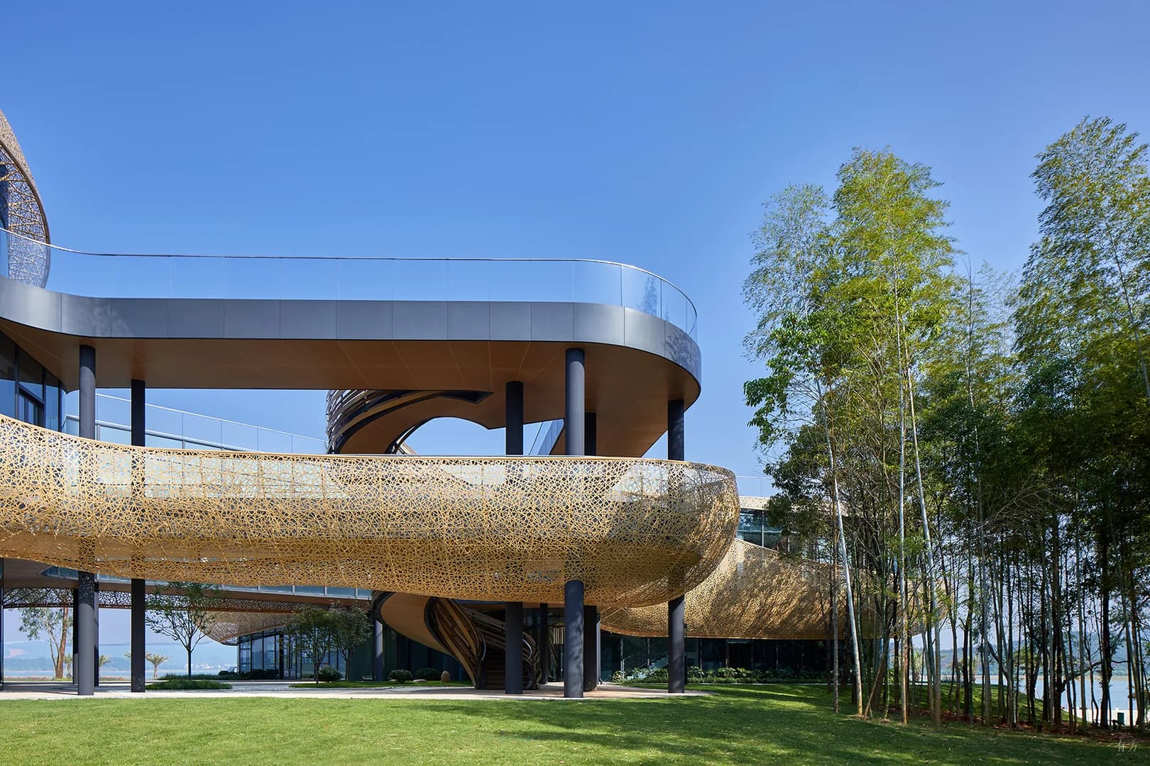 Центр посетителей у озера Байхэ