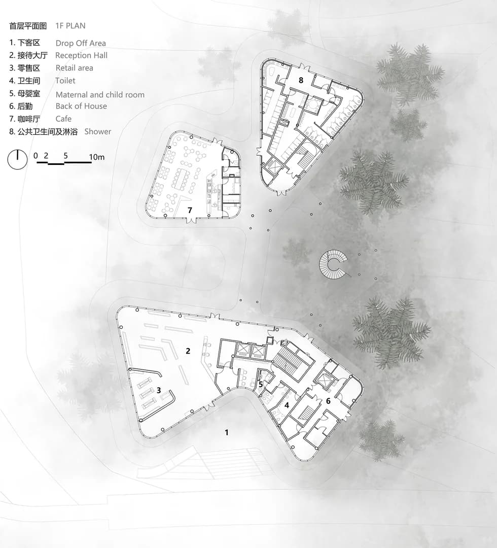 Центр посетителей у озера Байхэ