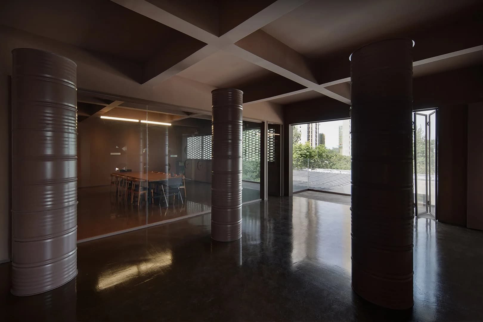 Музей и автозаправка в стиле Хуэйцзун