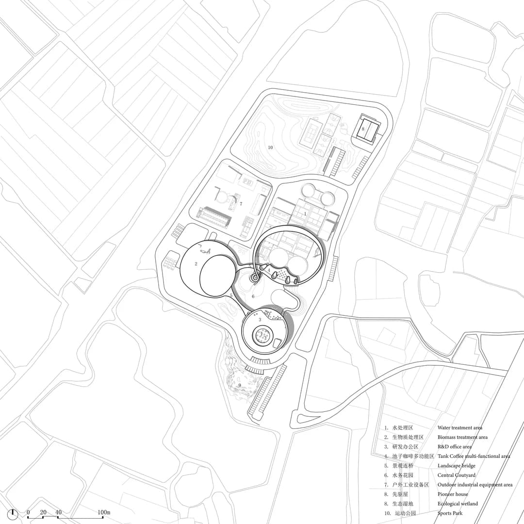 Поэтический ландшафт очистных сооружений