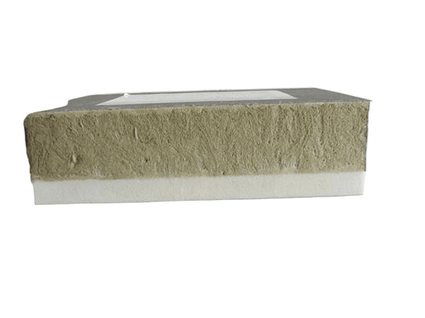 Теплоизоляционная сэндвич-панель из каменной ваты с полиуретановой кромкой