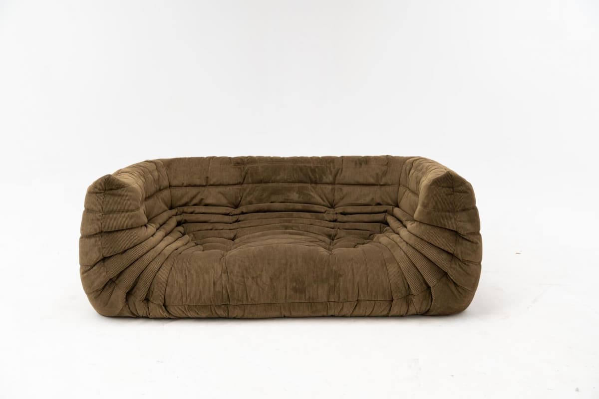 Диван "Гусеница" двухместный с двумя подлокотниками