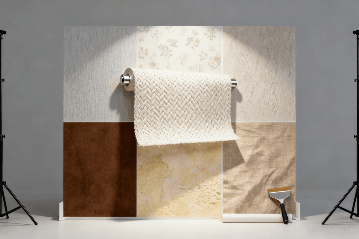 Текстильные обои