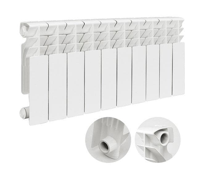 Радиатор двойного металла высокого давления литья из алюминия размером 80X120