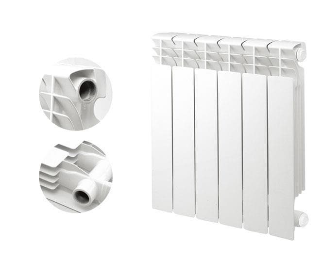 Радиатор двойного металла высокого давления литья из алюминия размером 80X120